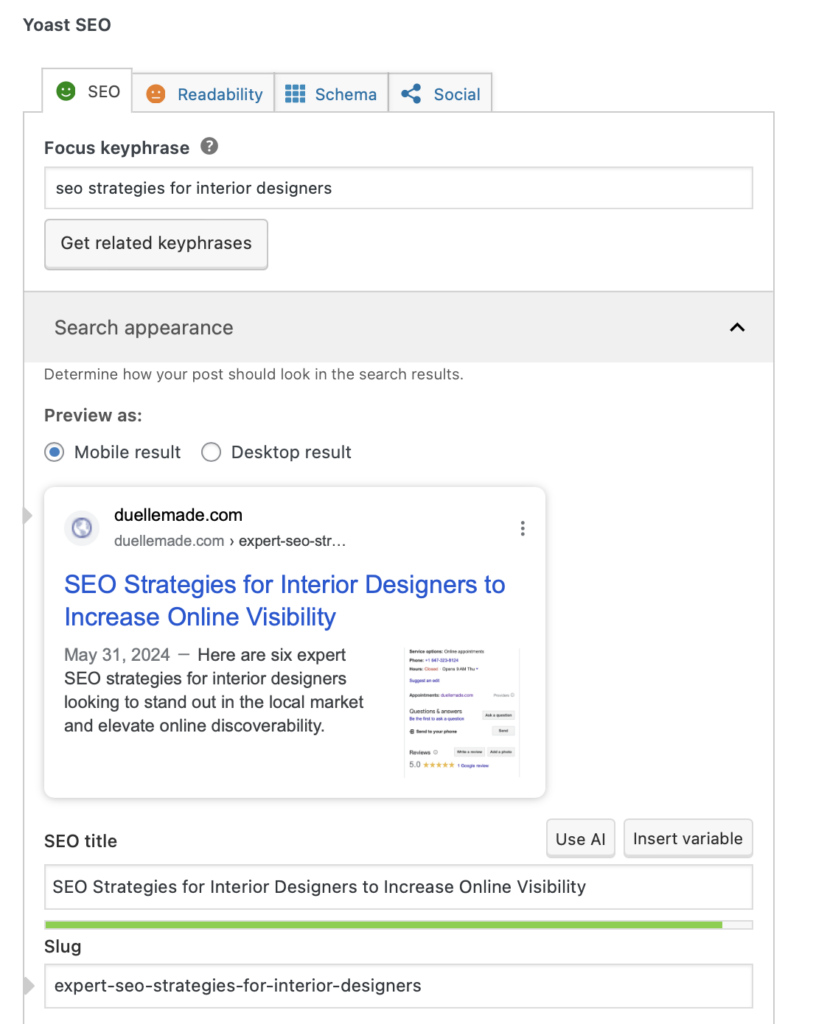 SEO Strategies for Interior Designers to Increase Online Visibility
