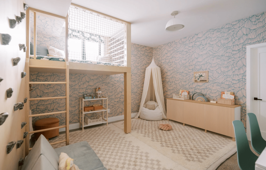 playroom for family living designed by interior design studio Maison Ellie Interiors